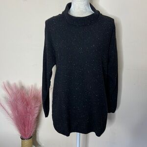 Coldwater creek • speckled turtleneck top